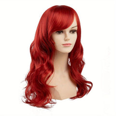 Long Curly Double Ponytail Synthetic Wig With Bangs Anime Cosplay Wig