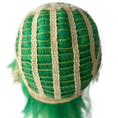 Short Green Cosplay Wig Spiky Unisex Comic Wig For Halloween Party