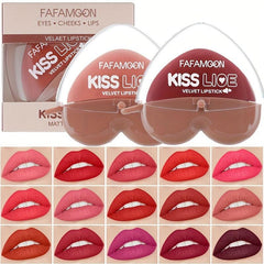 15-Color Matte Lipstick for Women