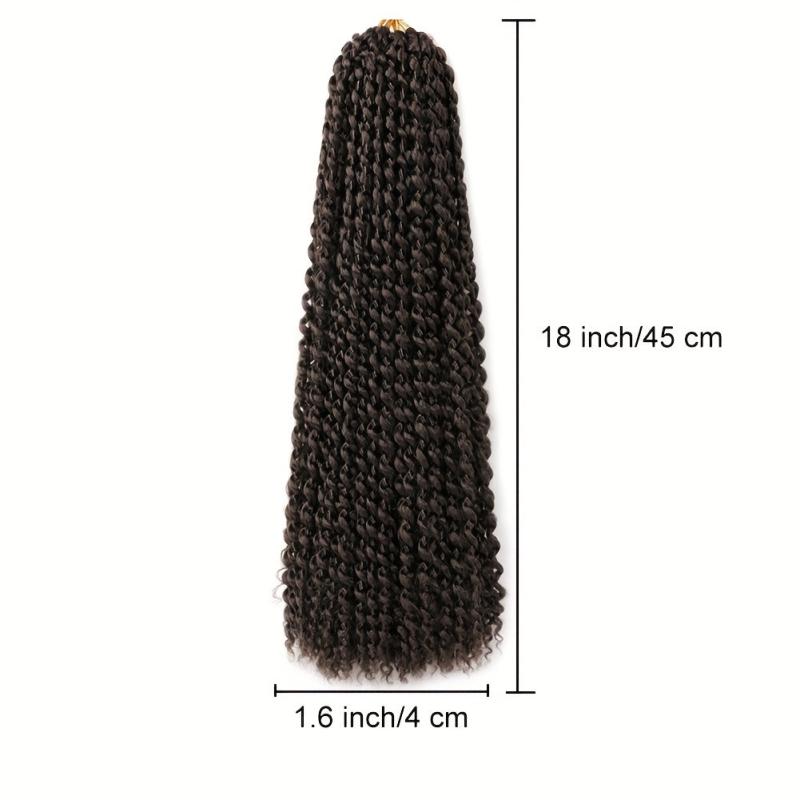 Passion Twist Crochet Hair Extensions 45-72cm Afro Kinky Ombre Braids