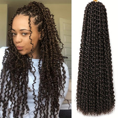 Passion Twist Crochet Hair Extensions 45-72cm Afro Kinky Ombre Braids