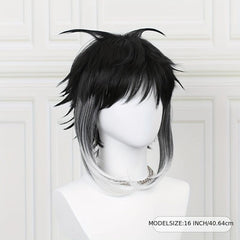 Anime Cosplay Wig Gradient Short Hair Heat Resistant Synthetic Halloween Wigs