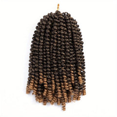 Spring Twist Crochet Braiding Hair Extensions Bomb Twist Curly Braids