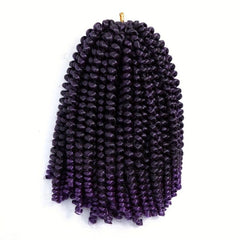 Spring Twist Crochet Braiding Hair Extensions Bomb Twist Curly Braids