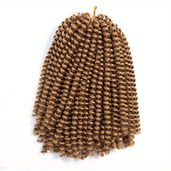 Spring Twist Crochet Braiding Hair Extensions Bomb Twist Curly Braids