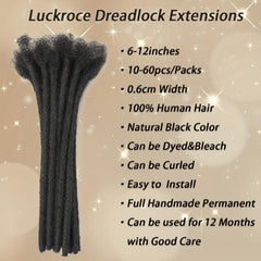 Kinky Style Locs Extensions 10 Strands 48 cm