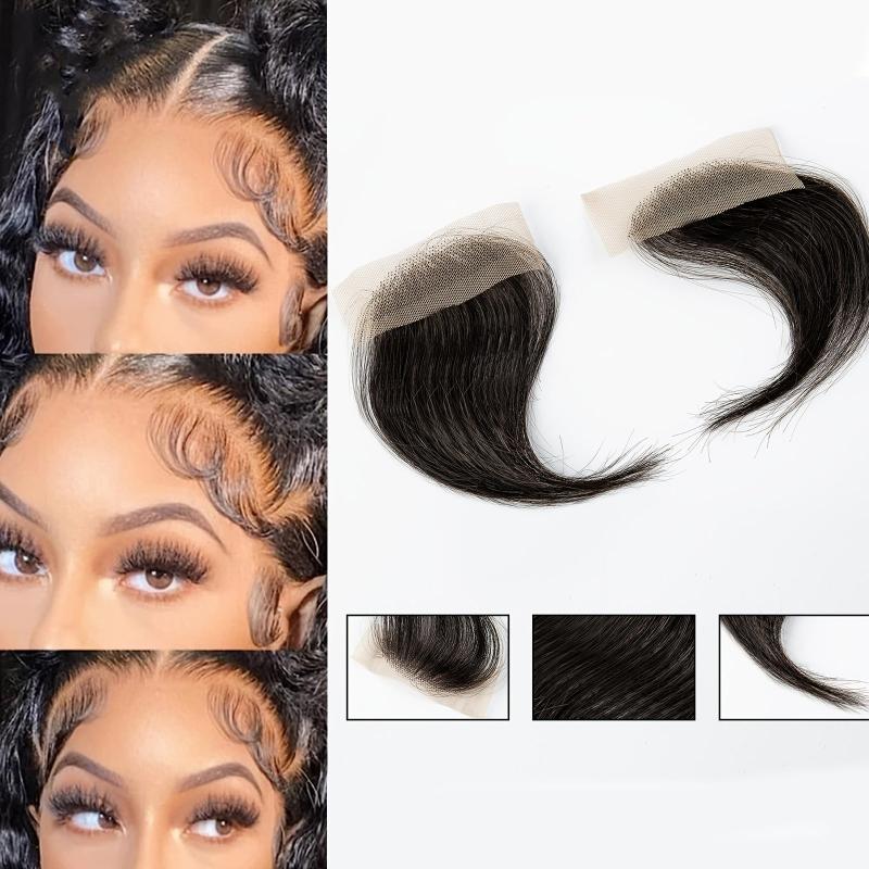 HD Lace Baby Hair Stripes Invisible Lace Hairline Human Hair Extensions