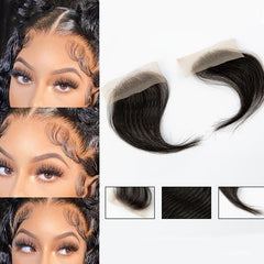 HD Lace Baby Hair Stripes Invisible Lace Hairline Human Hair Extensions
