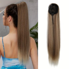 Ombre Brown Straight Ponytail Extension 60-96cm