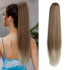 Ombre Brown Straight Ponytail Extension 60-96cm