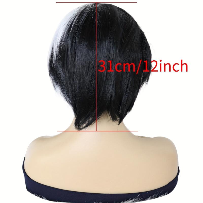 Short Straight Anime Cosplay Wig Synthetic Wigs For Halloween Christmas