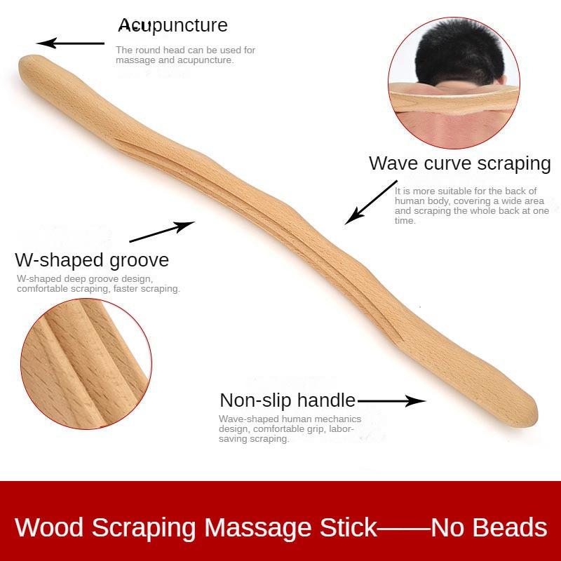 Wood Massage Tools for Body Shaping and Lymphatic Drainage