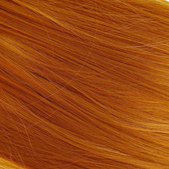 Orange Red Ombre Long Straight Wigs For Women