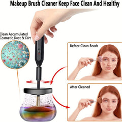 Makeup Brush Cleaner & Dryer 8 Sleeves Clean & Dry in 1 Minute