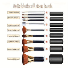 Makeup Brush Cleaner & Dryer 8 Sleeves Clean & Dry in 1 Minute