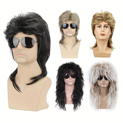 Medium Shaggy Afro Curly Wig for Halloween Cosplay