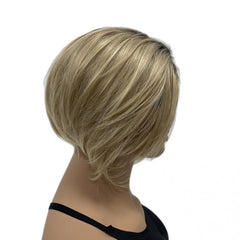25cm Short Bob Hair Wig Synthetic Material Masquerade Holiday Dress Decoration