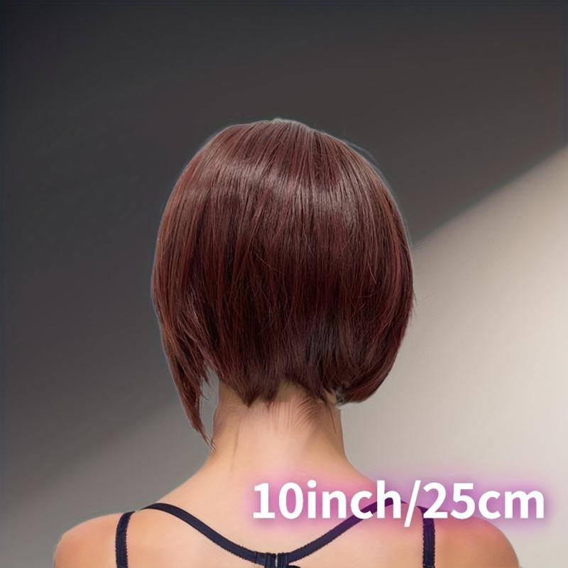 25cm Short Bob Hair Wig Synthetic Material Masquerade Holiday Dress Decoration