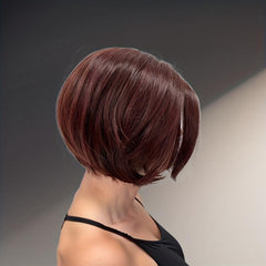 25cm Short Bob Hair Wig Synthetic Material Masquerade Holiday Dress Decoration