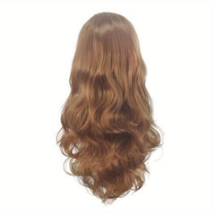 Natural Synthetic Wig Long Wavy Hair With Bangs