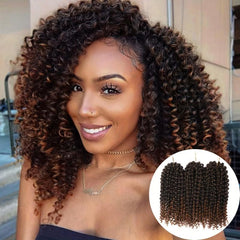 3 Packs Spring Twist Hair Braid Hair Faux Locs Crochet Hair Extensions