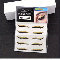 Glitter Eyeliner Stickers Instant Eye Line Strip Self-Adhesive Makeup Tool