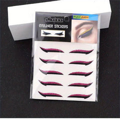 Glitter Eyeliner Stickers Instant Eye Line Strip Self-Adhesive Makeup Tool
