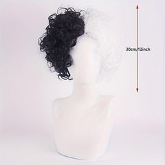 30 48 Cm Witch Cosplay Wig Short Curly Synthetic Wig Halloween Costume Wigs