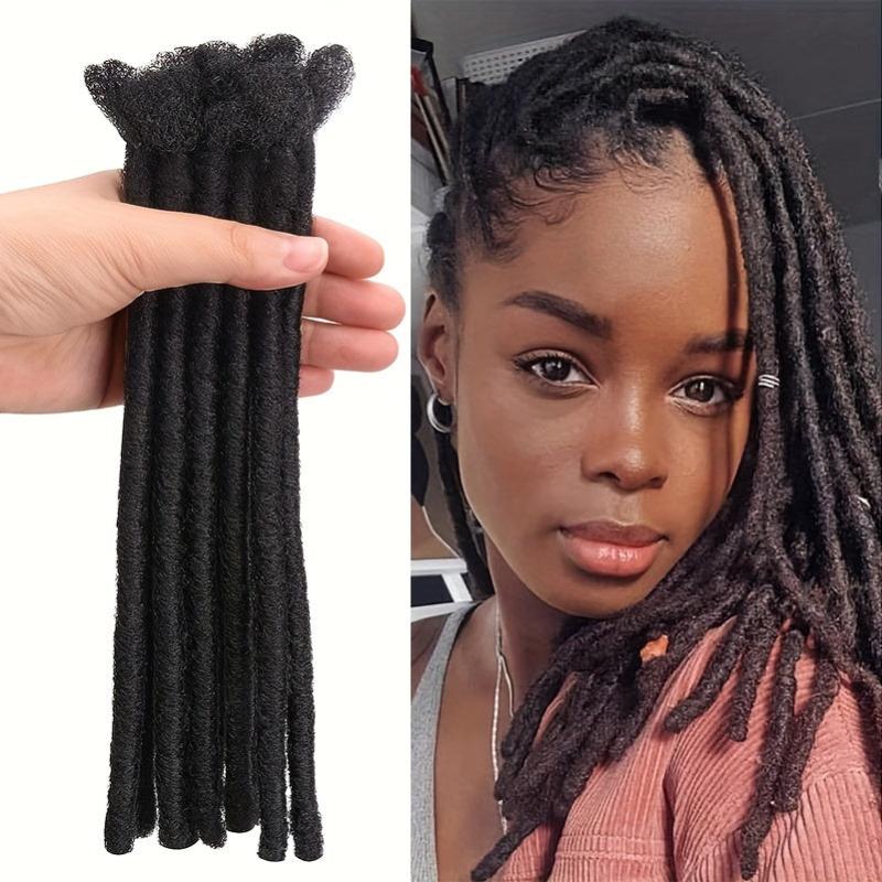 10 Strand 0.69 Cm Width Backcomb Twisted Dreadlock Extensions