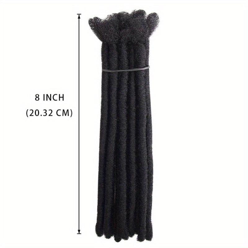 10 Strand 0.69 Cm Width Backcomb Twisted Dreadlock Extensions
