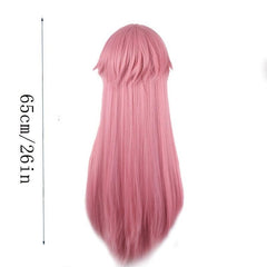 Long Curly Wig Synthetic Wig With Bangs for Halloween Cosplay