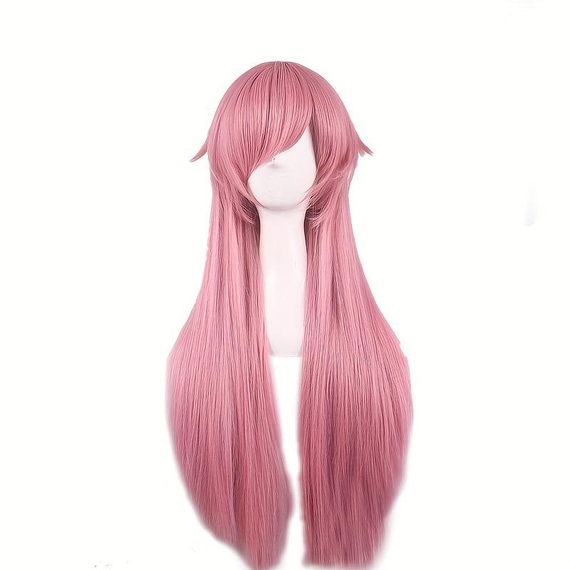 Long Curly Wig Synthetic Wig With Bangs for Halloween Cosplay