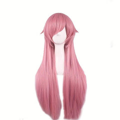 Long Curly Wig Synthetic Wig With Bangs for Halloween Cosplay