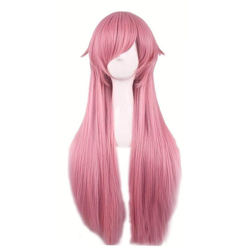 Long Curly Wig Synthetic Wig With Bangs for Halloween Cosplay
