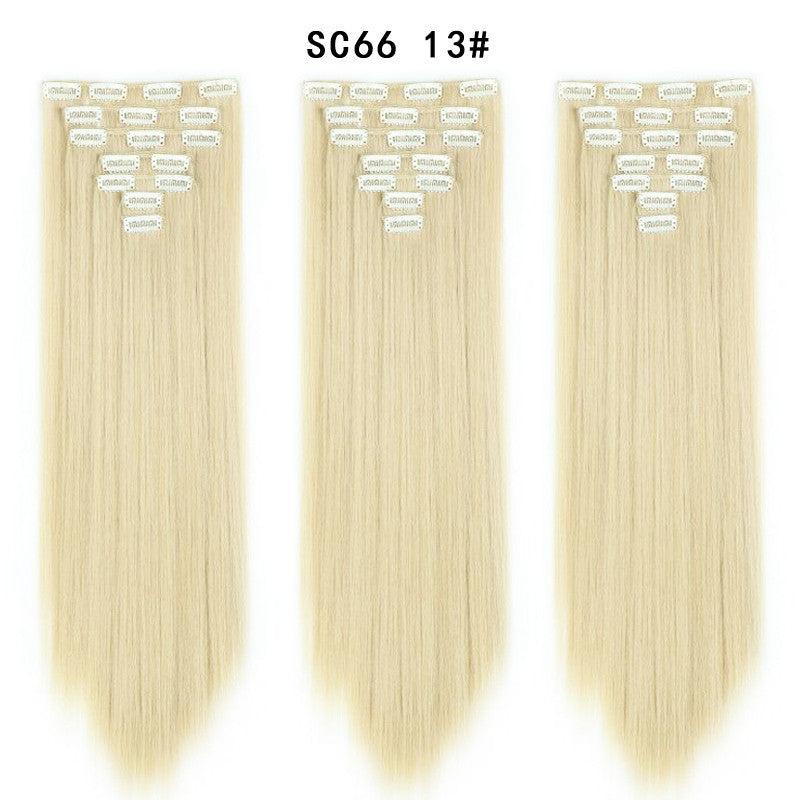 Synthetic Thick Hair Extensions Clip In 7 Pieces