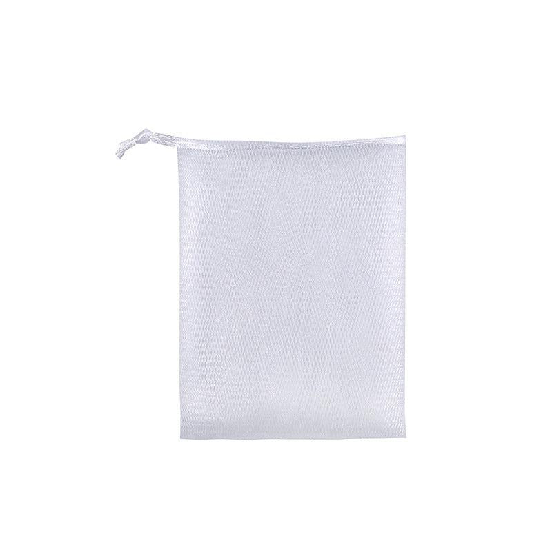 5 Pcs Mesh Soap Bag with Drawstring for Foaming and Drying