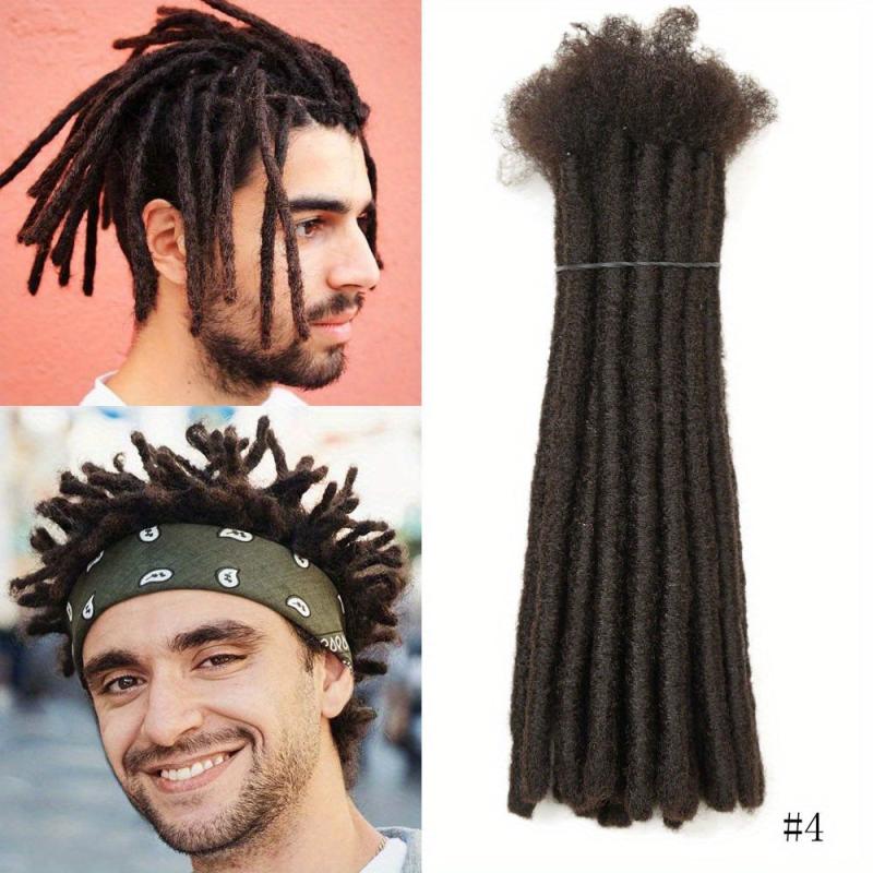 6 Inch Blonde Dreadlocks Hair Extensions 10 Strands Crochet Hair Braids