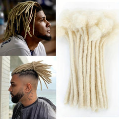6 Inch Blonde Dreadlocks Hair Extensions 10 Strands Crochet Hair Braids