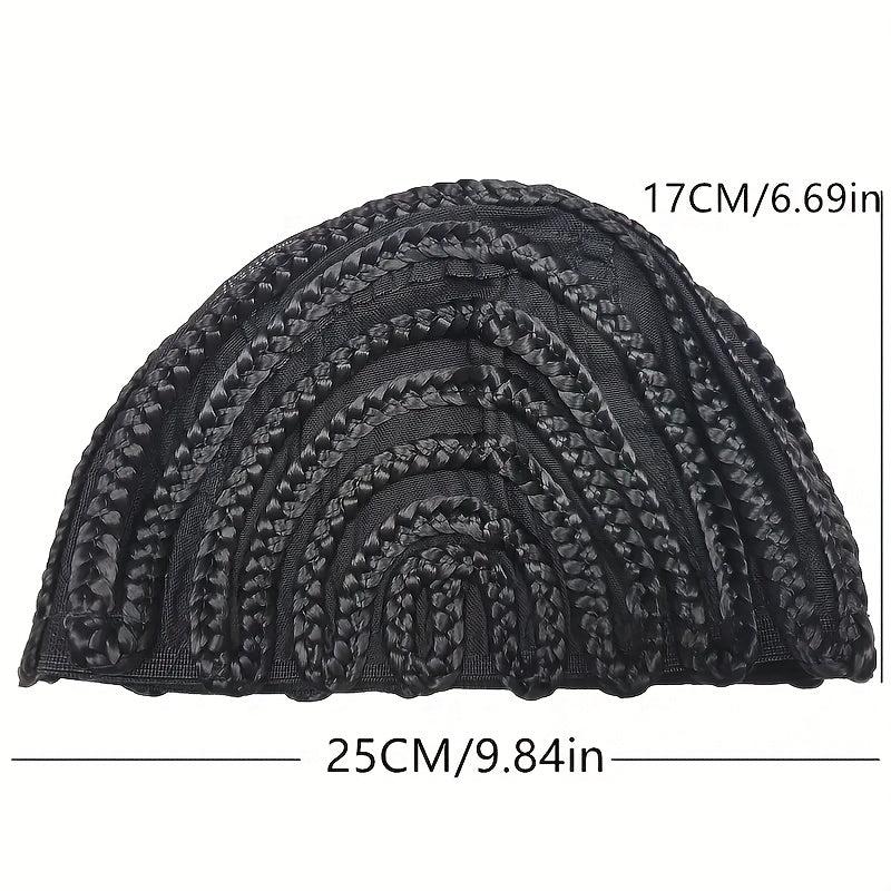Adjustable Crochet Braided Wig Cap for Wigs & Hair Styling