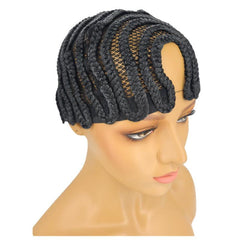 Adjustable Crochet Braided Wig Cap for Wigs & Hair Styling
