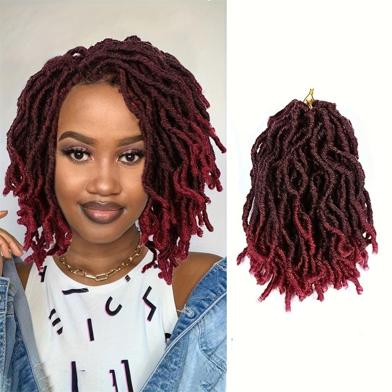 25 Packs 4 Cm Soft Butterfly Locs Crochet Hair Pre Looped Distressed Faux Locs