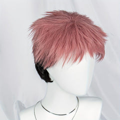 Short Costume Wig With Bangs Synthetic Anime Cosplay Halloween Party