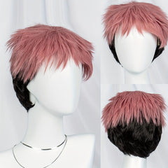 Short Costume Wig With Bangs Synthetic Anime Cosplay Halloween Party