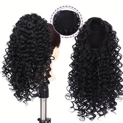 Afro Kinky Curly Ponytail Extensions Clip In Drawstring Ponytail Hair Extensions