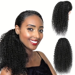 Afro Kinky Curly Ponytail Extensions Clip In Drawstring Ponytail Hair Extensions