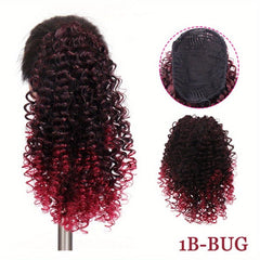 Afro Kinky Curly Ponytail Extensions Clip In Drawstring Ponytail Hair Extensions