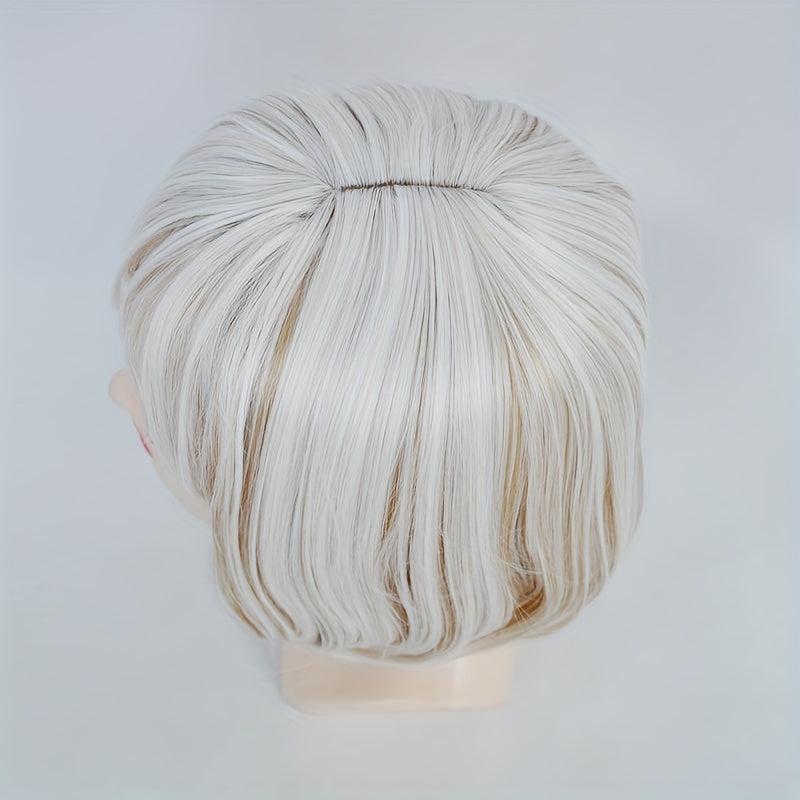 Heat Resistant Bob Cut Wig with Bangs for Daily Wear