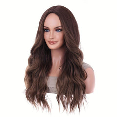 Long Curly Wavy Wig Synthetic Wig Beginners Friendly Heat Resistant