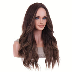 Long Curly Wavy Wig Synthetic Wig Beginners Friendly Heat Resistant