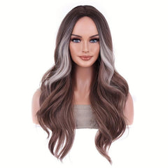 Long Curly Wavy Wig Synthetic Wig Beginners Friendly Heat Resistant